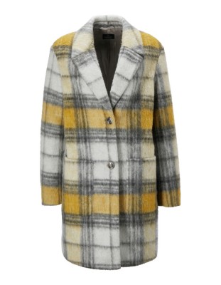 Karierte Winterjacke