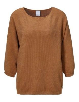 Glänzender Pullover
