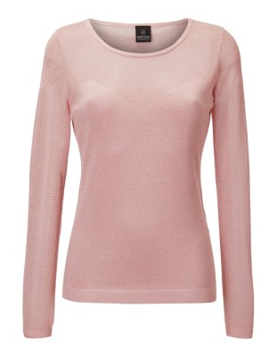 Glänzender Pullover