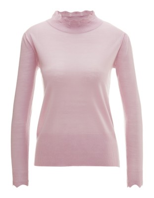 Pullover mit Wellenkante
